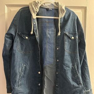 oversized jean jacket